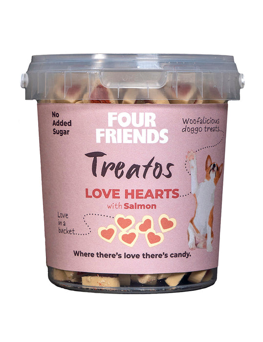 FourFriends Treatos Love Hearts - Hundgodis